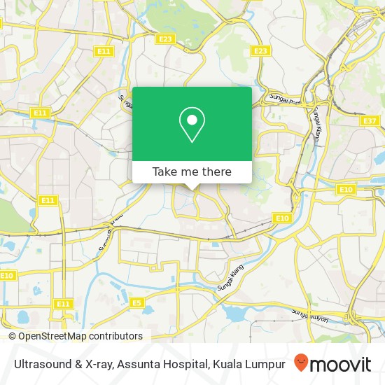 Ultrasound & X-ray, Assunta Hospital map