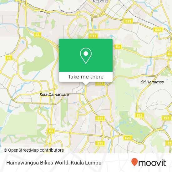 Hamawangsa Bikes World map