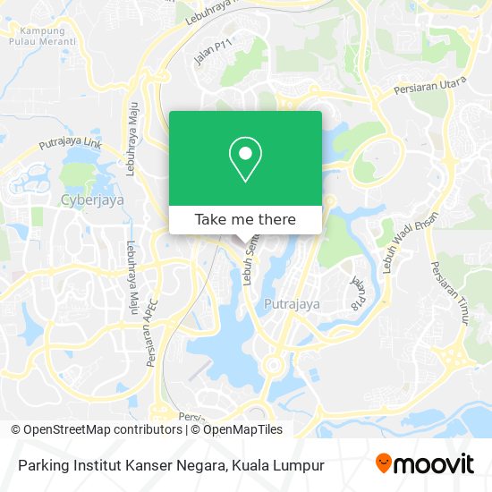 Peta Parking Institut Kanser Negara