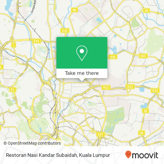 Peta Restoran Nasi Kandar Subaidah