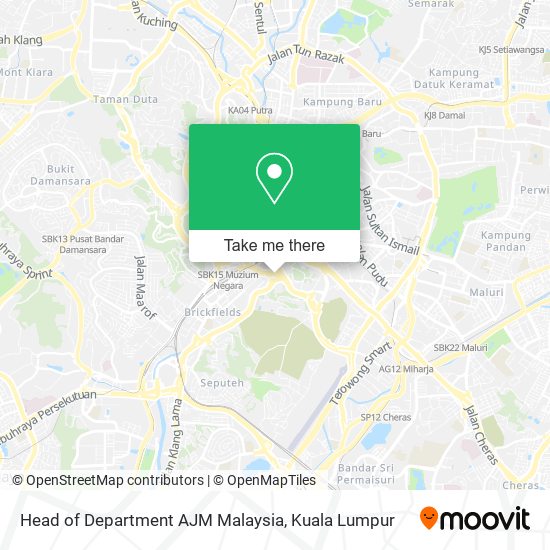 Peta Head of Department AJM Malaysia