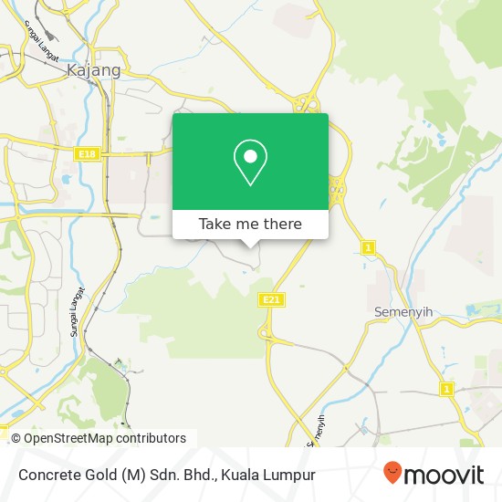 Concrete Gold (M) Sdn. Bhd. map