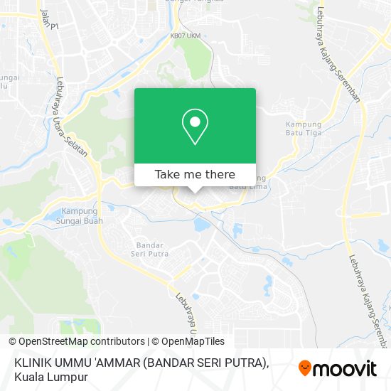 KLINIK UMMU 'AMMAR (BANDAR SERI PUTRA) map