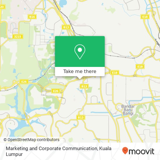 Marketing and Corporate Communication map