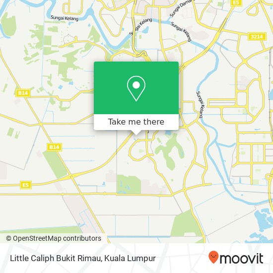 Little Caliph Bukit Rimau map