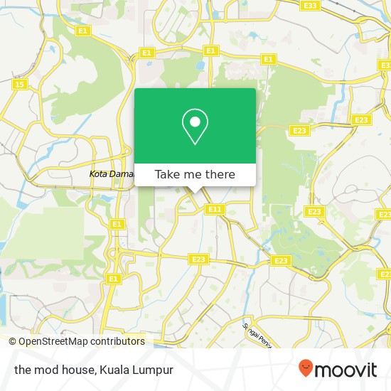 the mod house map