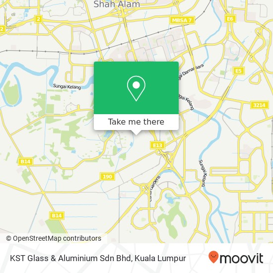 KST Glass & Aluminium Sdn Bhd map