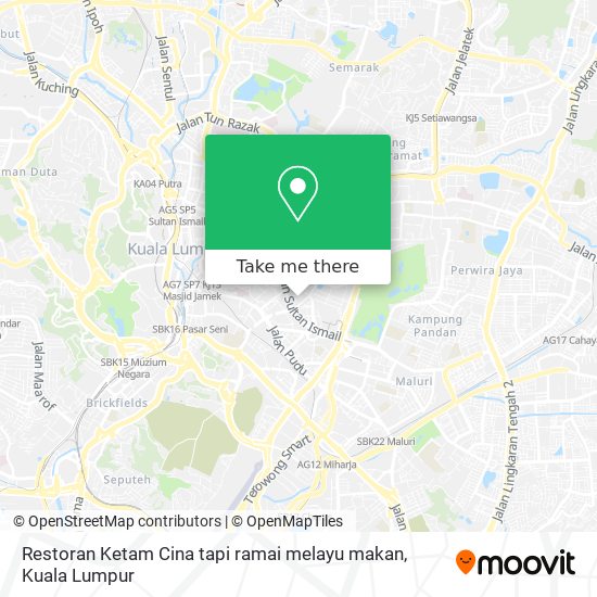 Restoran Ketam Cina tapi ramai melayu makan map