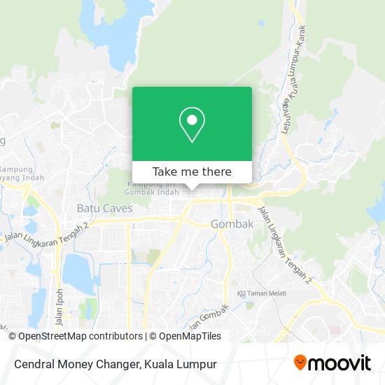 Cendral Money Changer map