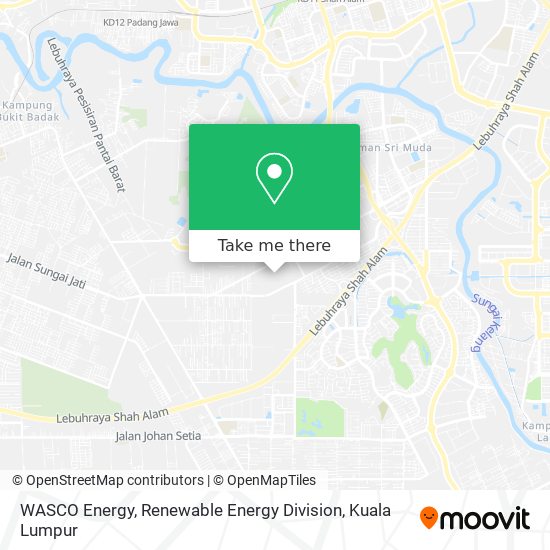 WASCO Energy, Renewable Energy Division map