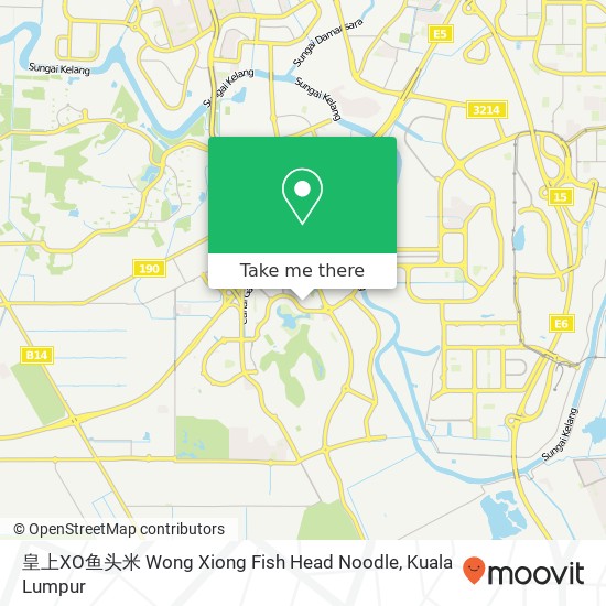 皇上XO鱼头米 Wong Xiong Fish Head Noodle map