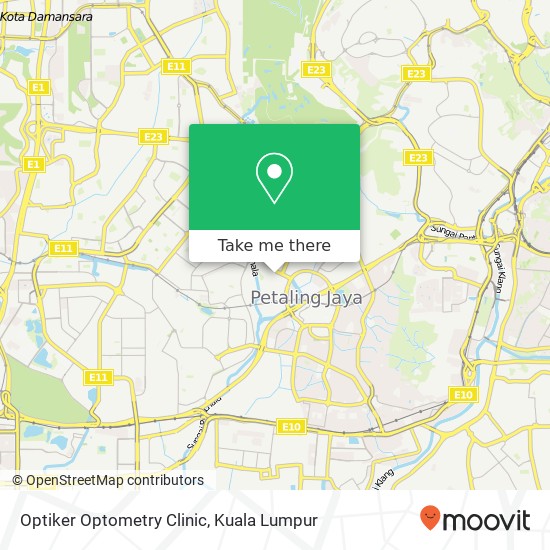 Optiker Optometry Clinic map