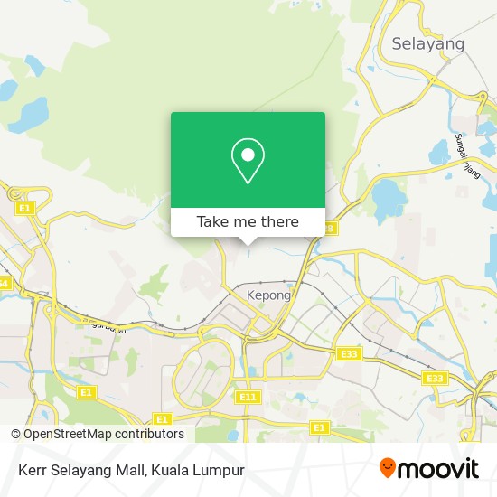 Kerr Selayang Mall map