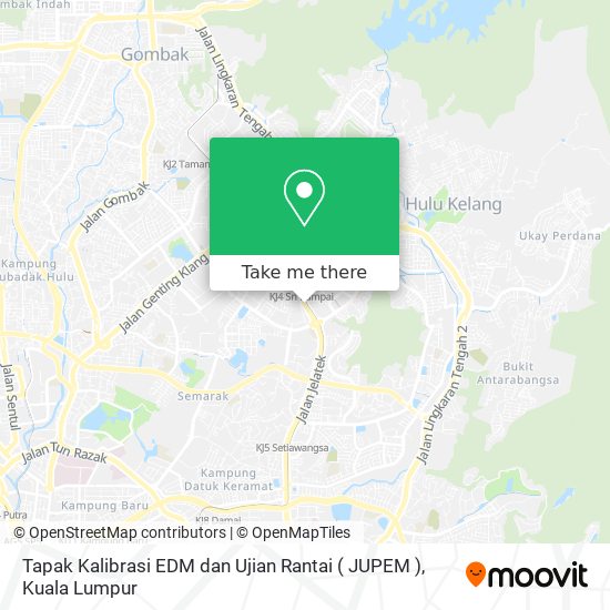 Tapak Kalibrasi EDM dan Ujian Rantai ( JUPEM ) map