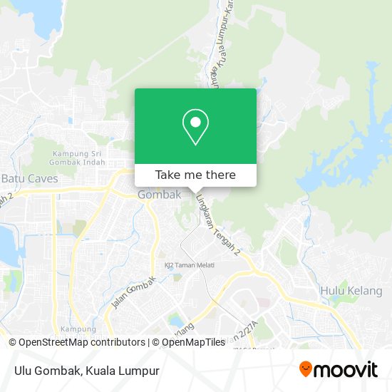 Ulu Gombak map