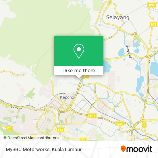 MySBC Motorworks map