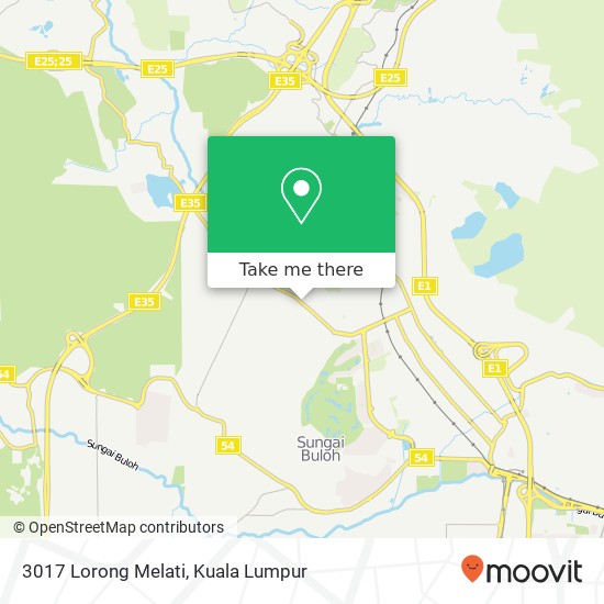 3017 Lorong Melati map