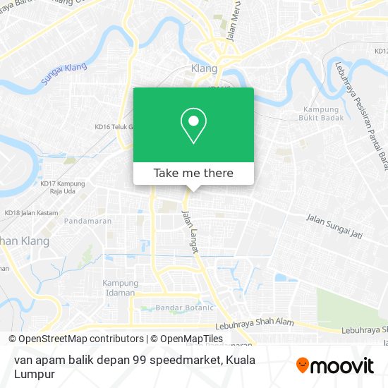 van apam balik depan 99 speedmarket map