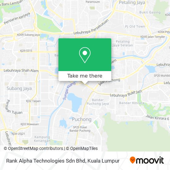 Rank Alpha Technologies Sdn Bhd map