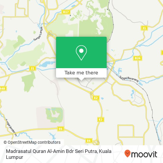 Madrasatul Quran Al-Amin Bdr Seri Putra map