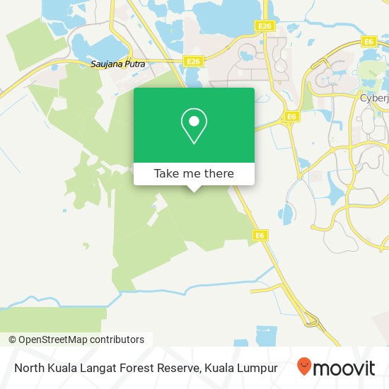 North Kuala Langat Forest Reserve map