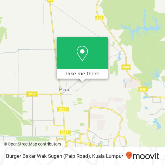 Peta Burger Bakar Wak Sugeh (Paip Road)