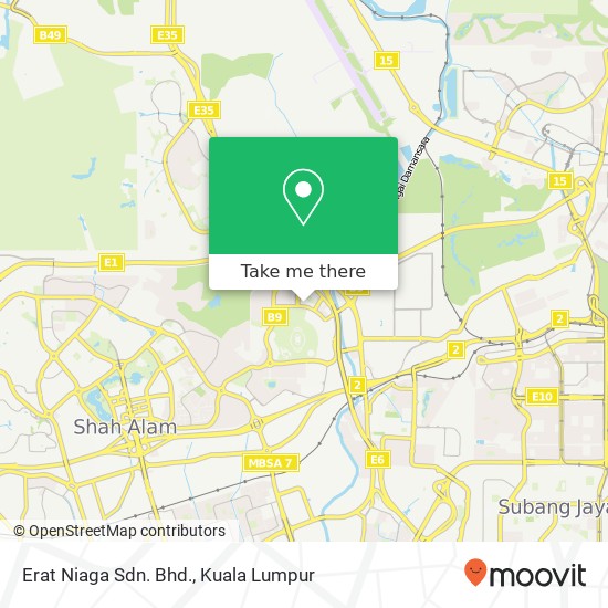 Erat Niaga Sdn. Bhd. map