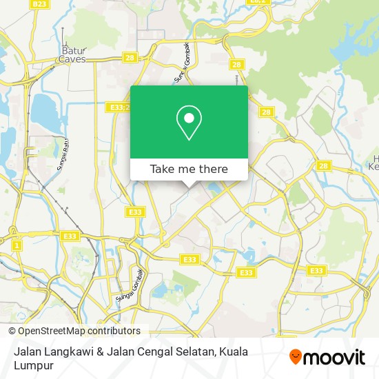 Jalan Langkawi & Jalan Cengal Selatan map