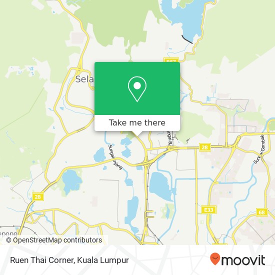 Ruen Thai Corner map