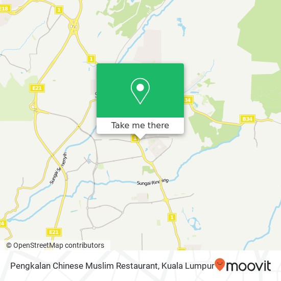 Pengkalan Chinese Muslim Restaurant map