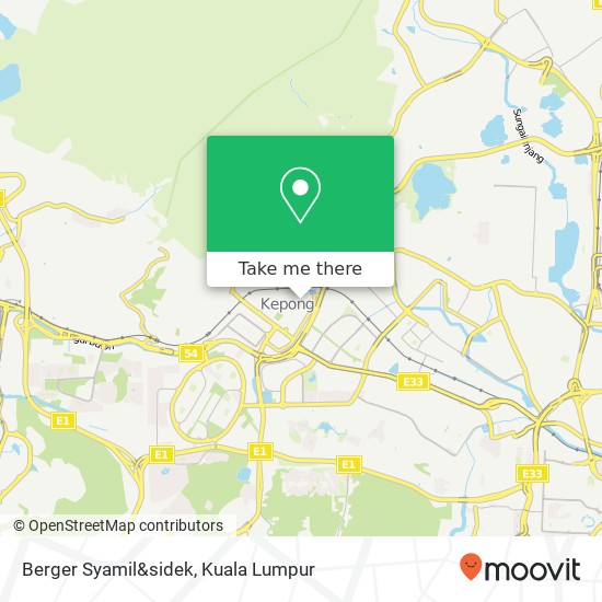 Berger Syamil&sidek map