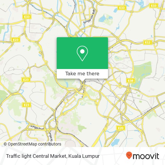 Traffic light Central Market map
