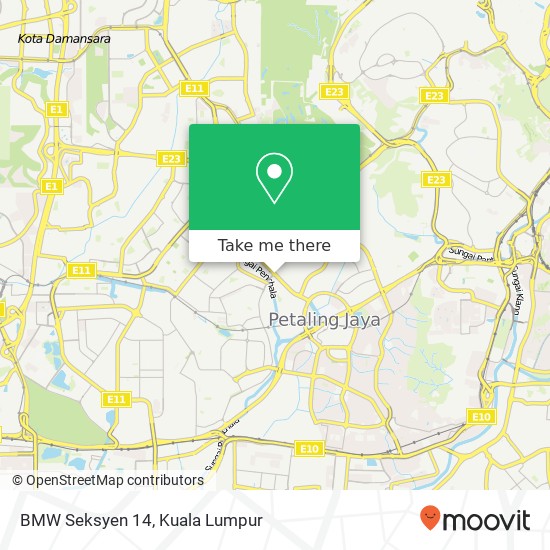 BMW Seksyen 14 map