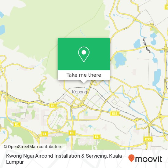 Kwong Ngai Aircond Installation & Servicing map