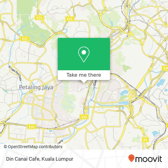 Din Canai Cafe map