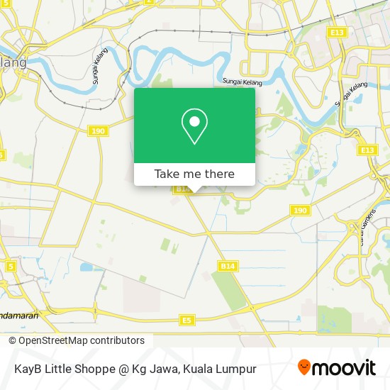 KayB Little Shoppe @ Kg Jawa map