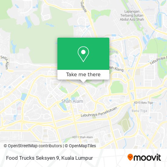 Food Trucks Seksyen 9 map