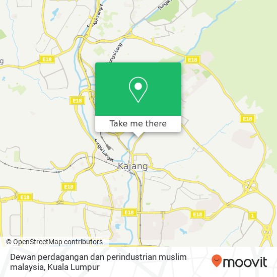 Dewan perdagangan dan perindustrian muslim malaysia map