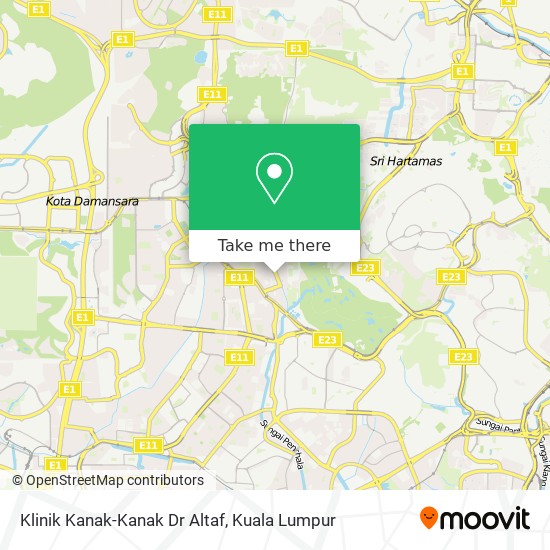 Klinik Kanak-Kanak Dr Altaf map
