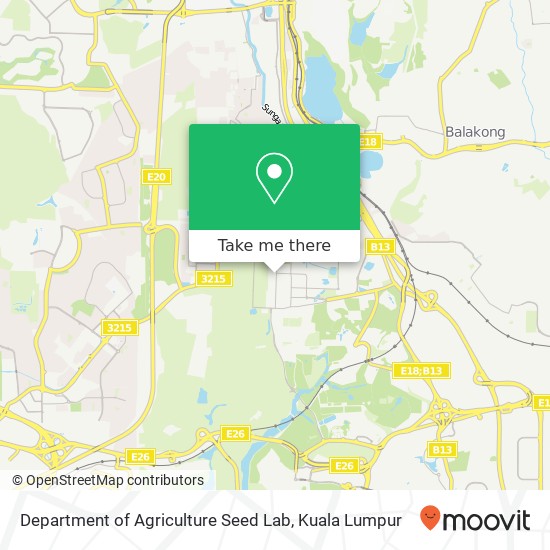 Department of Agriculture Seed Lab map