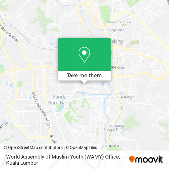 World Assembly of Muslim Youth (WAMY) Office map