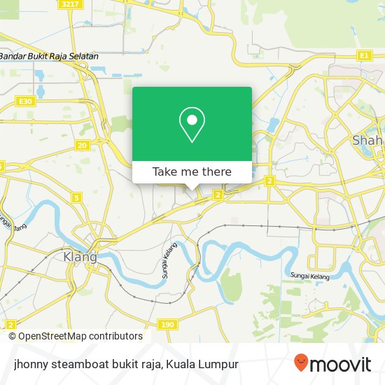 jhonny steamboat bukit raja map