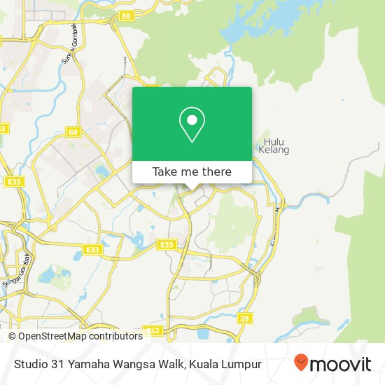 Studio 31 Yamaha Wangsa Walk map