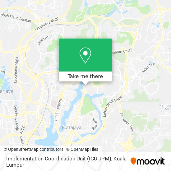 Implementation Coordination Unit (ICU JPM) map