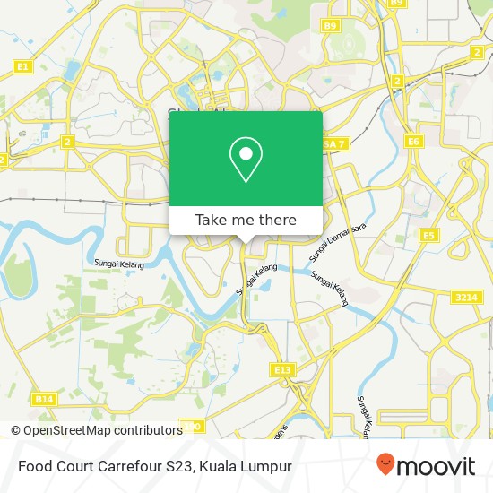 Food Court Carrefour S23 map