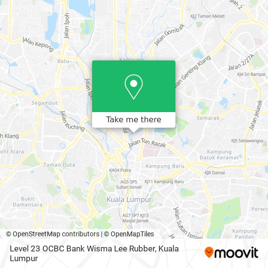 Peta Level 23 OCBC Bank Wisma Lee Rubber