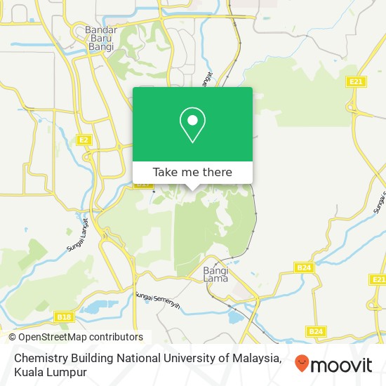 Chemistry Building National University of Malaysia map