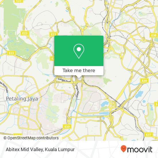 Abitex Mid Valley map