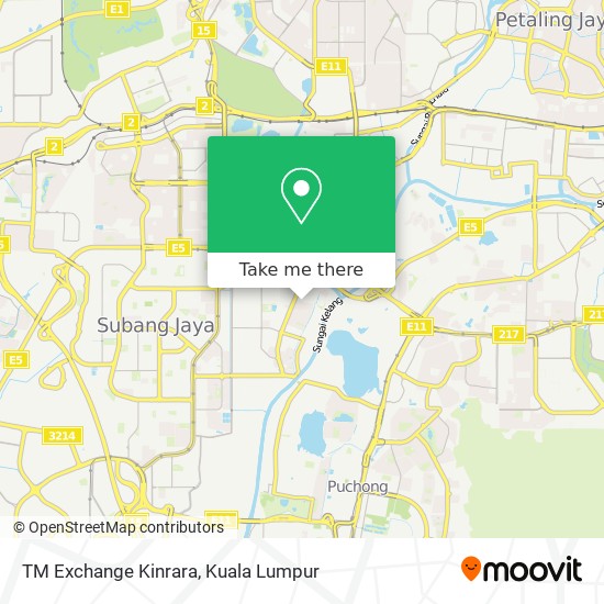 TM Exchange Kinrara map