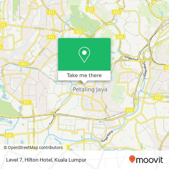 Level 7, Hilton Hotel map